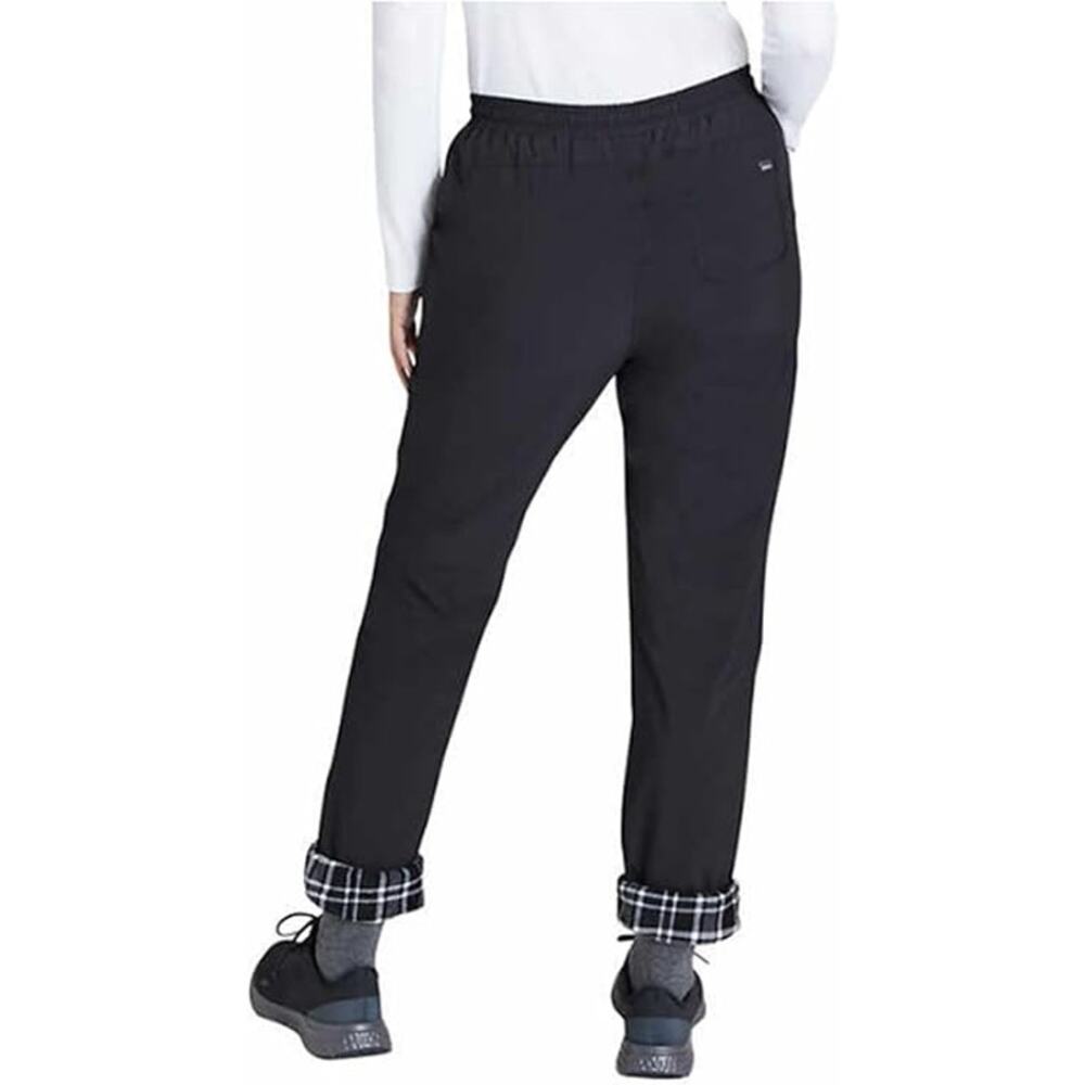 Eddie Bauer Flexion Polar Lined Pants Womens Size 8 Black Waterproof Gorpcore - Picture 7 of 12